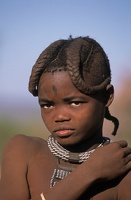 Jeune fille himba.Namibie