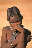 Jeune fille Himba.Namibie