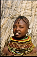 Jeune fille Turkana  Nord Kénya