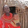 Village Samburu . Nord Kénya