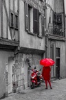 La fille au scooter